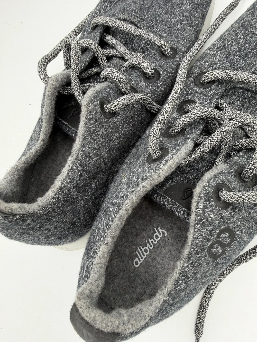 All Bird Wool Runner   Running Shoes Gray White Athletic Sneakers